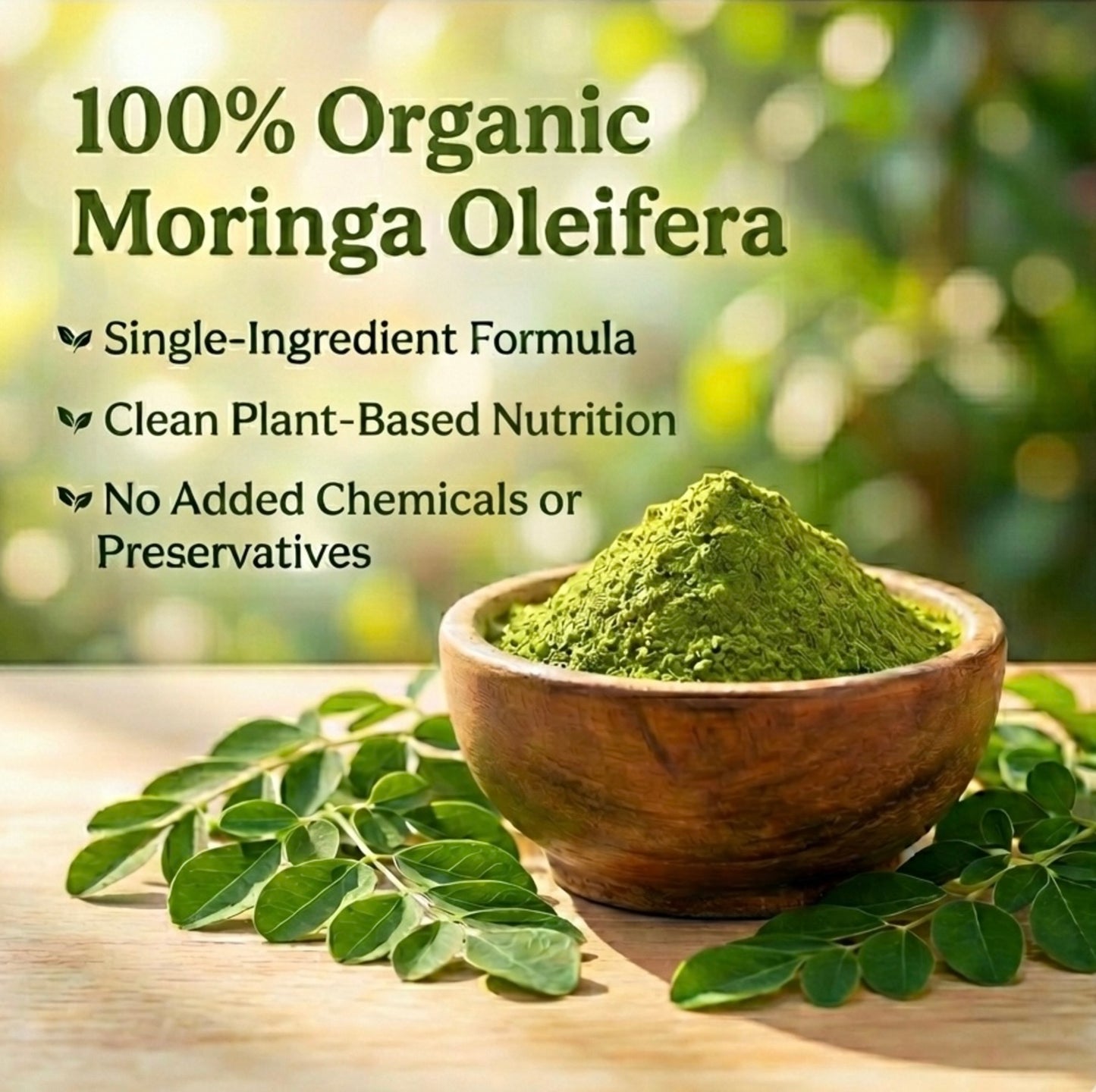 Organic Moringa – 60 Tablets