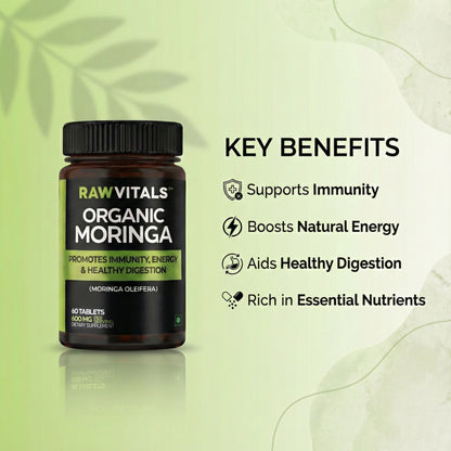 Organic Moringa – 60 Tablets
