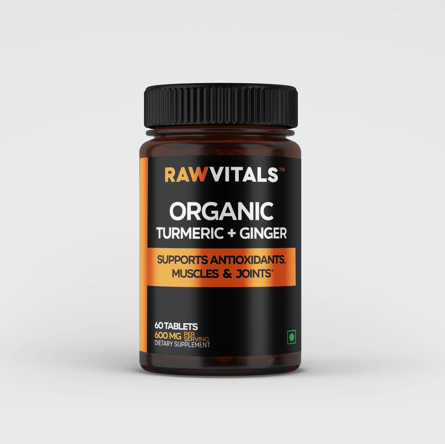 Organic Turmeric + Ginger – 60 Tablets