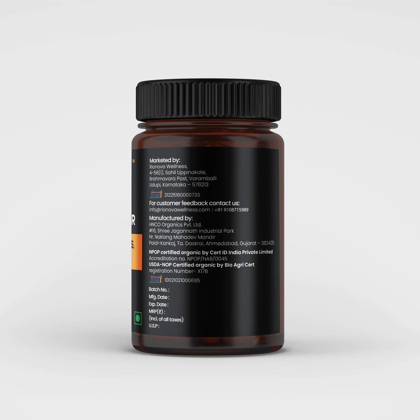 Organic Turmeric + Ginger – 60 Tablets